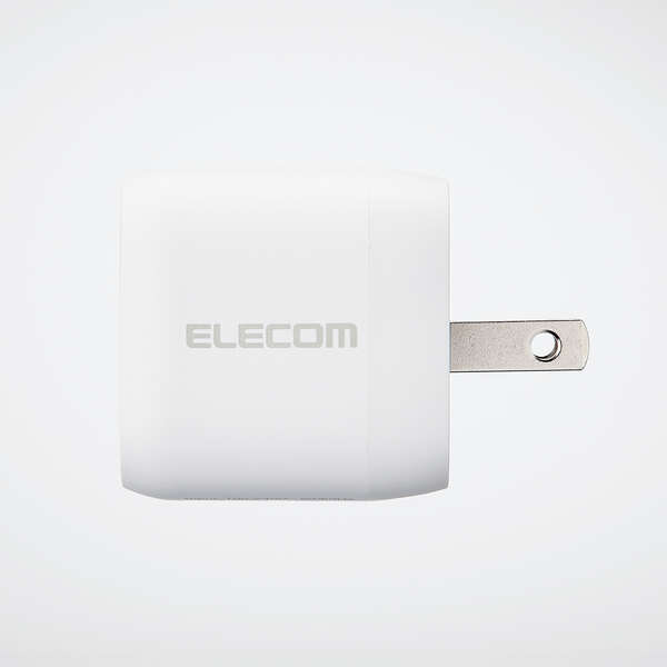 ELECOM エレコム キューブAC充電器 EC-AC4135WH (Type-C 2ポート 最大35W USB Power Delivery PPS 対応) ホワイト