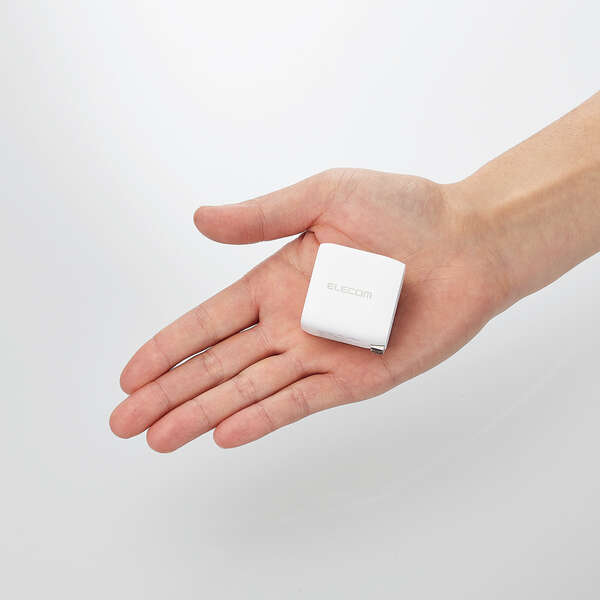 ELECOM エレコム キューブAC充電器 EC-AC4135WH (Type-C 2ポート 最大35W USB Power Delivery PPS 対応) ホワイト