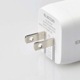 ELECOM エレコム キューブAC充電器 EC-AC4135WH (Type-C 2ポート 最大35W USB Power Delivery PPS 対応) ホワイト