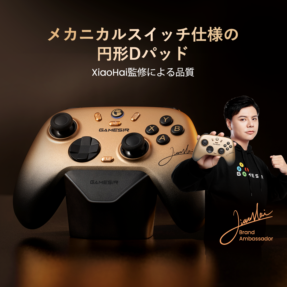 GameSir ゲームサー GameSir Nova2 Lite XH 無線 有線ゲームコントローラー ( Switch Switch2 Windows PC iOS Android Bluetooth 2.4GHz USB-C マクロ ターボあり ジャイロなし 1年間保証 )