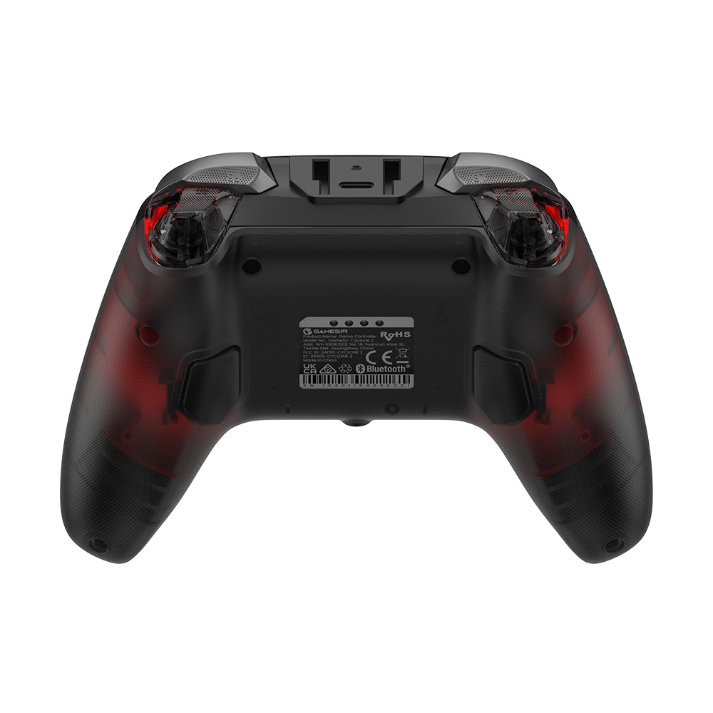 GameSir Cyclone2 Bundle Black 無線 有線ゲームコントローラー ( Switch Windows PC Android iOS Bluetooth 2.4GHz USB Type-A 6軸ジャイロ ターボ マクロ 背面ボタン 振動あり マイクロスイッチ 充電台付き )