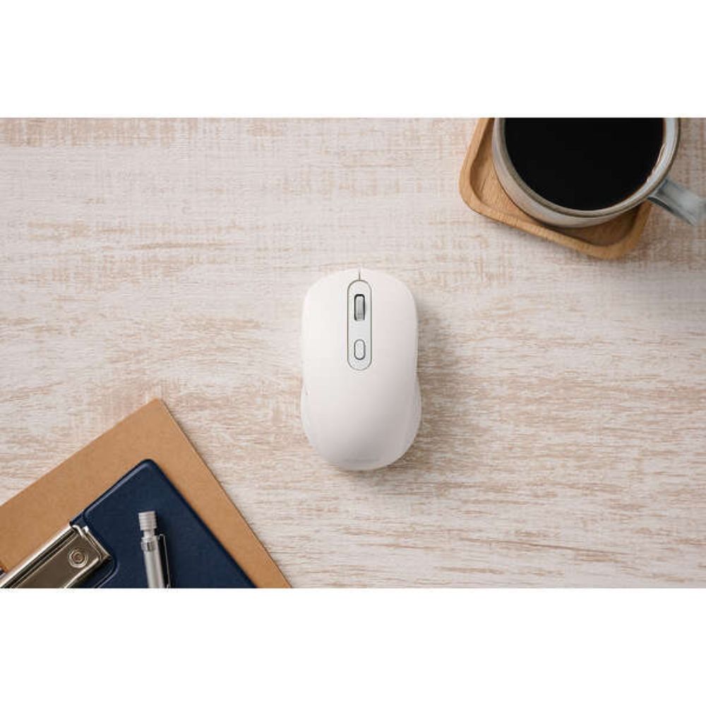 ELECOM エレコム OSMOD Six 無線 充電 静音マウス ( 2.4GHz Bluetooth USBレシーバー収納 BlueLEDセンサー 6ボタン Mサイズ Windows macOS Android iOS iPadOS ChromeOS ) ホワイト