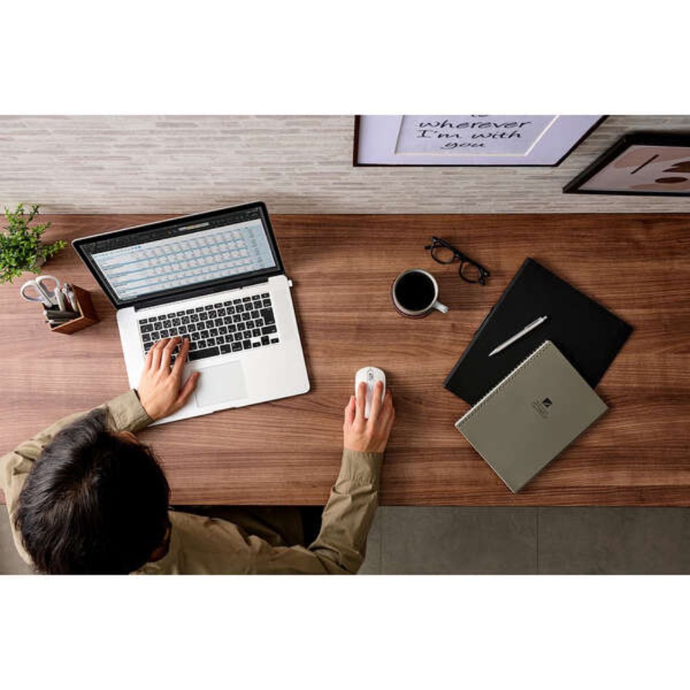 ELECOM エレコム OSMOD Six 無線 充電 静音マウス ( 2.4GHz Bluetooth USBレシーバー収納 BlueLEDセンサー 6ボタン Mサイズ Windows macOS Android iOS iPadOS ChromeOS ) ホワイト