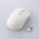 ELECOM エレコム OSMOD Six 無線 充電 静音マウス ( 2.4GHz Bluetooth USBレシーバー収納 BlueLEDセンサー 6ボタン Mサイズ Windows macOS Android iOS iPadOS ChromeOS ) ホワイト