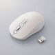 ELECOM エレコム OSMOD Six 無線 充電 静音マウス ( 2.4GHz Bluetooth USBレシーバー収納 BlueLEDセンサー 6ボタン Mサイズ Windows macOS Android iOS iPadOS ChromeOS ) ホワイト