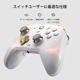 GameSir Cyclone2 Bundle White 無線 有線ゲームコントローラー ( Switch Windows PC Android iOS Bluetooth 2.4GHz USB Type-A 6軸ジャイロ ターボ マクロ 背面ボタン 振動あり マイクロスイッチ 充電台付き )