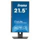iiyama イイヤマ 21.5インチ IPS 3面ボーダーレスモニター XUB2293HSU-B7（USBハブ、100Hzリフレッシュレート、高さ調節可能なスタンド付き）ブラック
