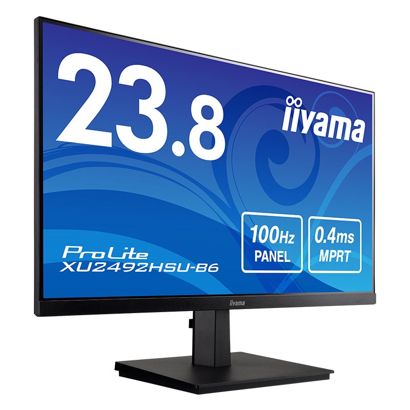 iiyama イイヤマ モニター ディスプレイ ProLite XU2492HSU-B6 (23.8型 FHD 非光沢 DP HDMI チルト 内臓スピーカー Vesa 3年間保証)