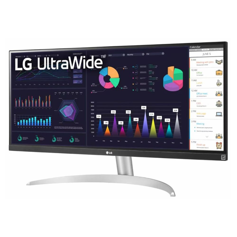 LG モニター ディスプレイ UltraWide 29WQ600-W (29型 UltraWide FHD IPS 非光沢 USB-C DP HDMI チルト調節 内臓スピーカー Vesa 3年間保証)