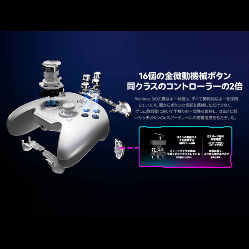 MOJHON モジョン BIGBIG WON ビッグビッグウォン RAINBOW3 無線 有線