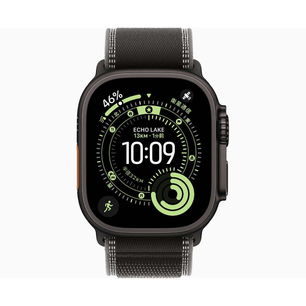 アップル Apple Watch Ultra3 GPS + Cellularモデル 49mm ブラックチタニウムケース ブラック チャコールトレイルループ  S/M  MF1D4J/A 国内正規品