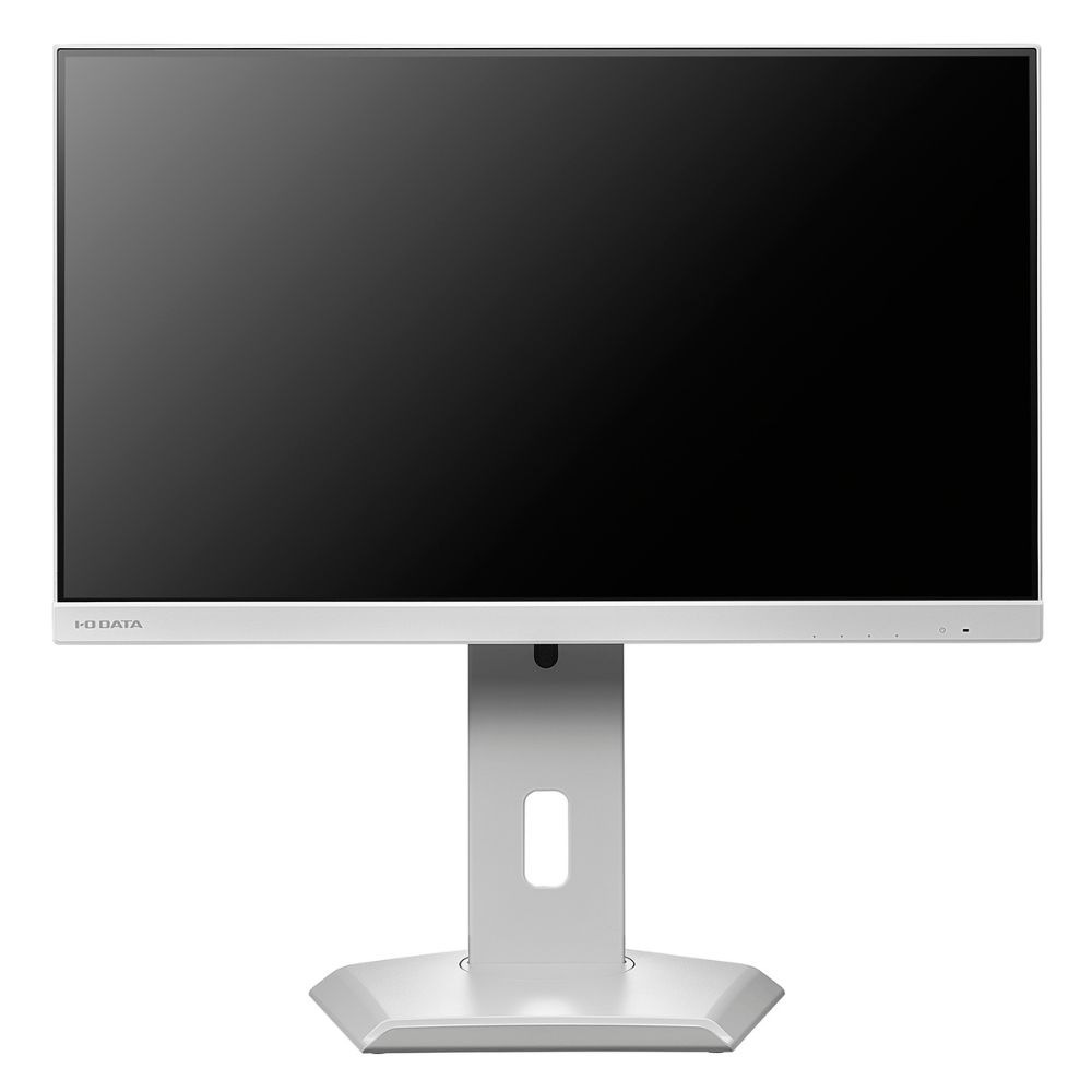 I-O DATA  モニター  LCD-C242SDW-F (23.8型 FHD IPS 非光沢 HDMI DisplayPort  USB-C チルト スイベル 昇降 ピボット 内蔵スピーカー VESA 5年間保証) ホワイト