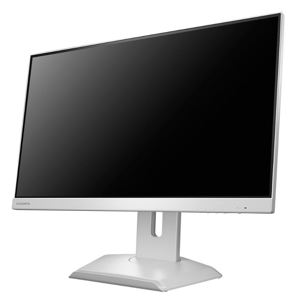I-O DATA  モニター  LCD-C242SDW-F (23.8型 FHD IPS 非光沢 HDMI DisplayPort  USB-C チルト スイベル 昇降 ピボット 内蔵スピーカー VESA 5年間保証) ホワイト