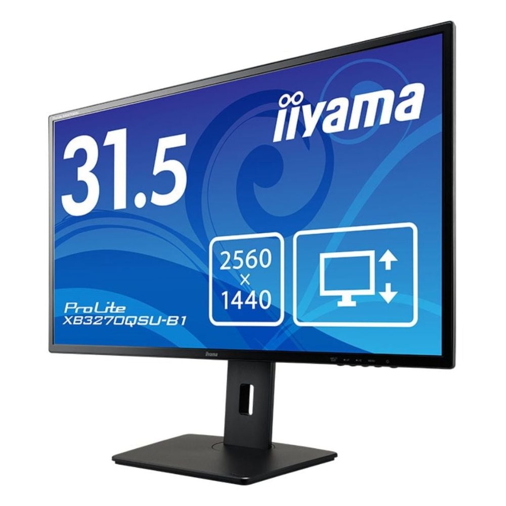 iiyama ProLite 31.5インチ XB3270QS 液晶モニター ② iiyama イイヤマ モニター ディスプレイ ProLite XB3270QSU-B1