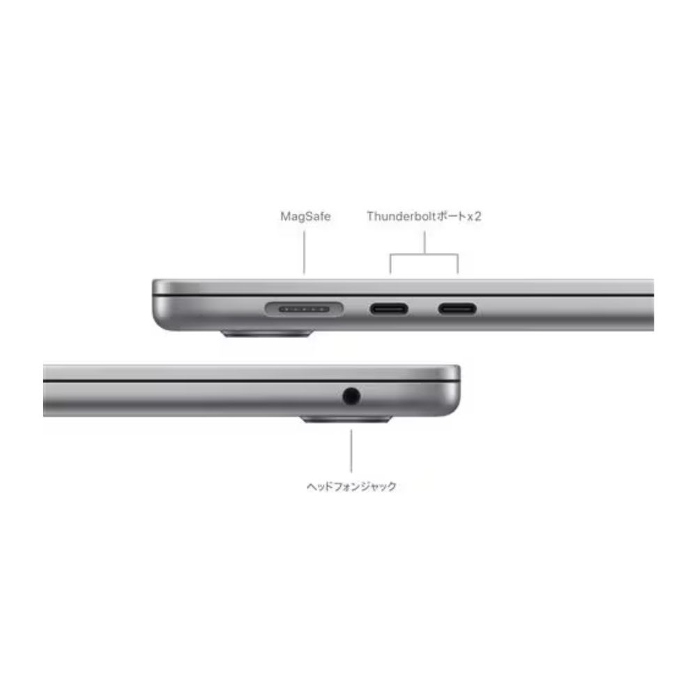 Apple アップル 15インチ MacBook Air MC9H4J/A ( Liquid Retina M3チップ 24GBメモリ 512GB SSD 8コアCPU 10コアGPU 日本語キーボード ) スペースグレイ 国内正規品