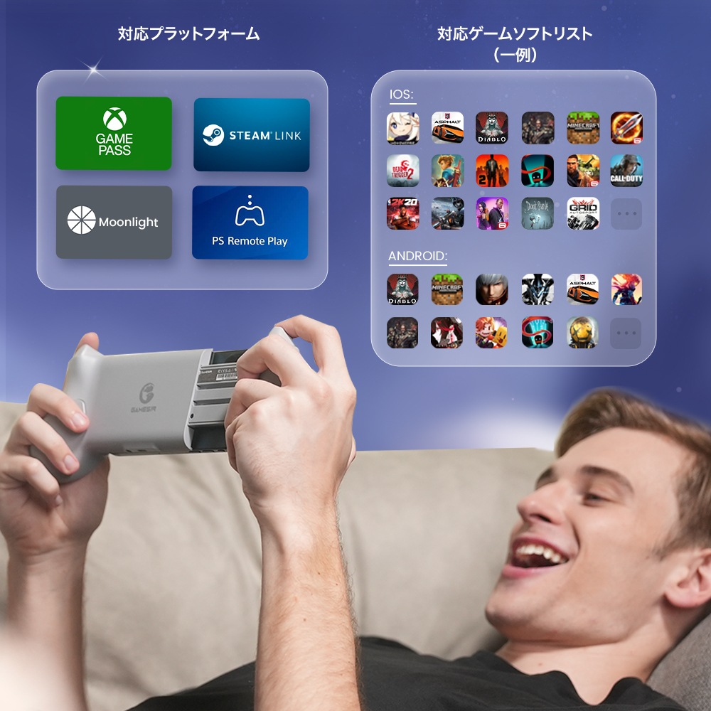 GameSir G8 Galileo 有線ゲームコントローラー (iPhone15 Android Type-C イヤホンジャックあり パススルー充電対応 メンブレン 1年間保証)グレー