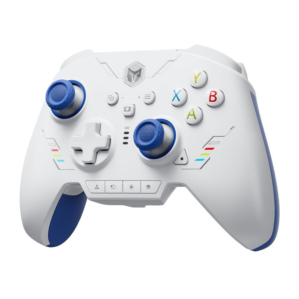 BIGBIG WON ビッグビッグウォン RAINBOW2 SE Blue 無線 有線 ゲームコントローラー ( Switch iPhone Andoroid Windows10 11 Bluetooth 2.4GHz USB-A ターボ マクロ ジャイロ ) ブルー