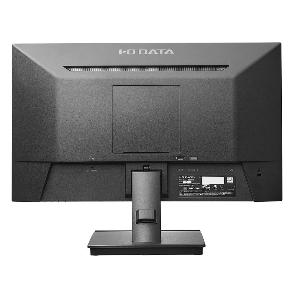 I-O DATA  アイ・オー・データ モニター ディスプレイ LCD-D222SD (21.5型 FHD ADS 非光沢 HDMI DisplayPort チルト 内蔵スピーカー VESA 5年間保証) ブラック