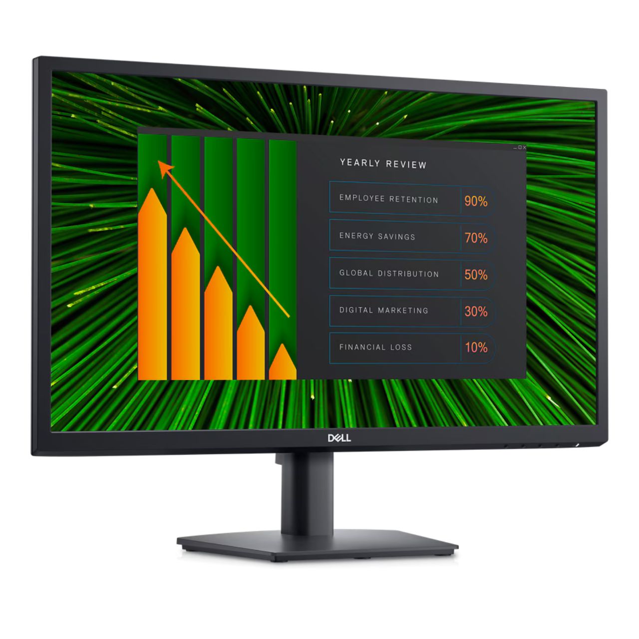 Dell デル・テクノロジーズ Eシリーズ 23.8インチワイドモニター E2423HN-A ( 23.8型 フルHD VA ノングレア HDMI D-Sub チルト Vesa 3年間保証 ) ブラック