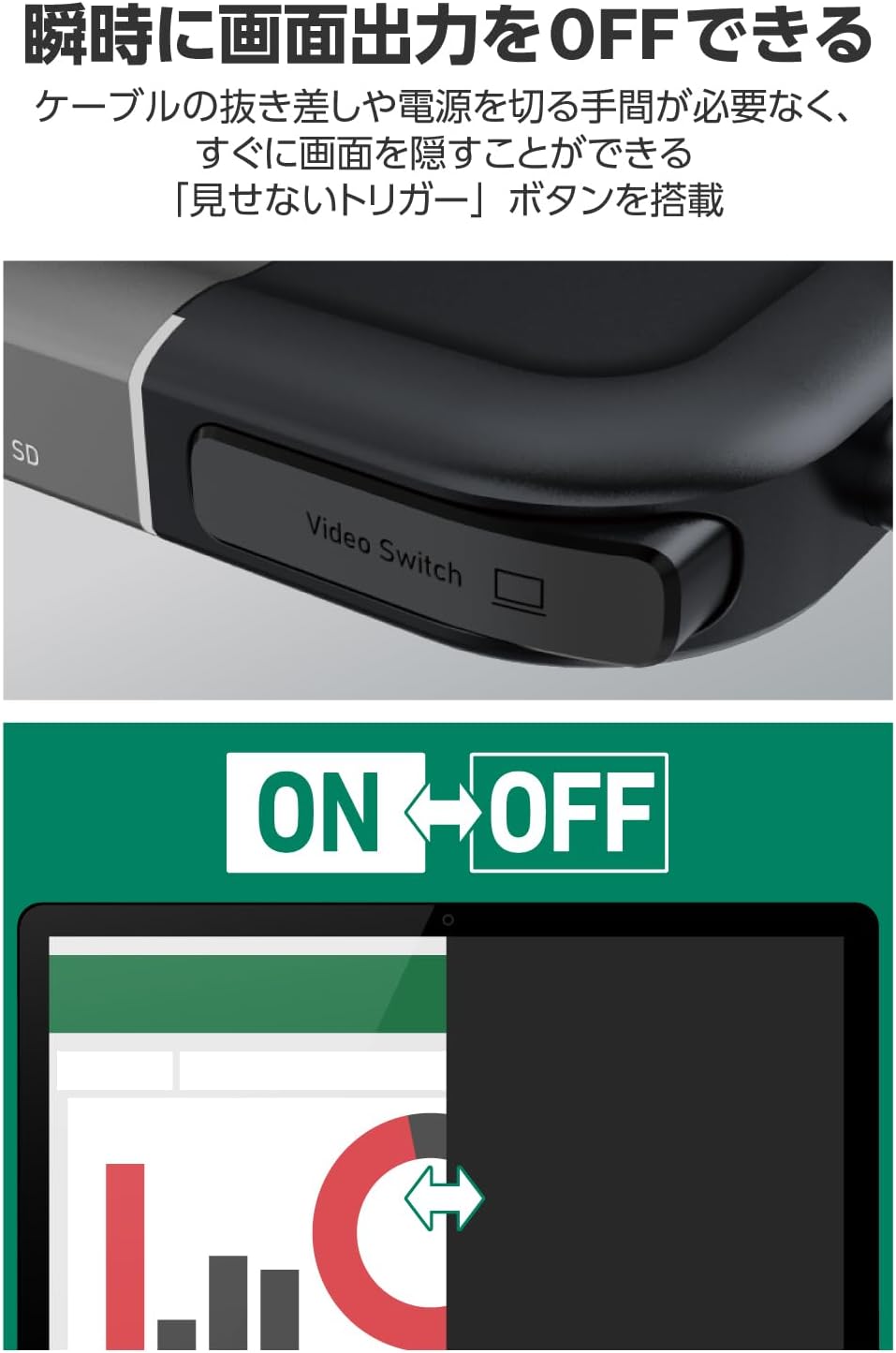 Logitec ロジテック HDMI ON/OFF機能搭載 ドッキングステーション 6in1モデル LHB-PMP6U3SS (USB Type-C Type-A SD microSD USB Power Delivery)