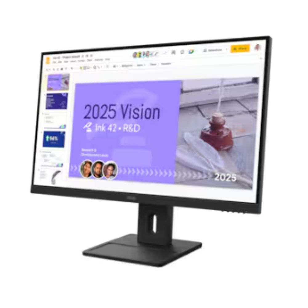 Lenovo レノボ モニター ディスプレイ ThinkVision E27q-40 64BDGAR4JP ( 27型 QHD 非光沢 IPS HDMI DisplayPort チルト スイベル ピボット 高さ調節 Vesa 内蔵スピーカー 3年間保証 ) ブラック