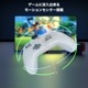 GameSir T4 Cyclone 無線 有線ゲームコントローラー (Switch Windows PC Android iOS USB-C Bluetooth マクロ 6軸ジャイロ バイブレーション )ホワイト