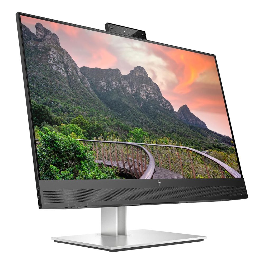 HP 会議用モニター ディスプレイ E27m G4 USB-C 40Z29AA#ABJ ( 27型 QHD 非光沢 HDMI DisplayPort チルト ピボット スウィーベル 高さ調整 Webカメラ 有線LAN Vesa 内蔵スピーカー 3年間保証 )