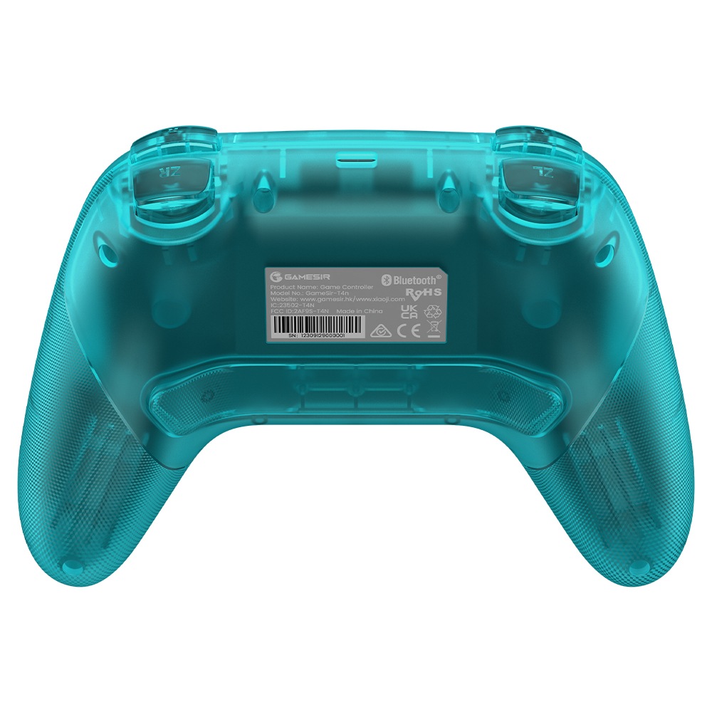 GameSir Nova Neon Teal 無線 有線ゲームコントローラー (Switch Windows PC iOS Android Bluetooth USB-C ジャイロ HD振動対応 ケース付 1年間保証)