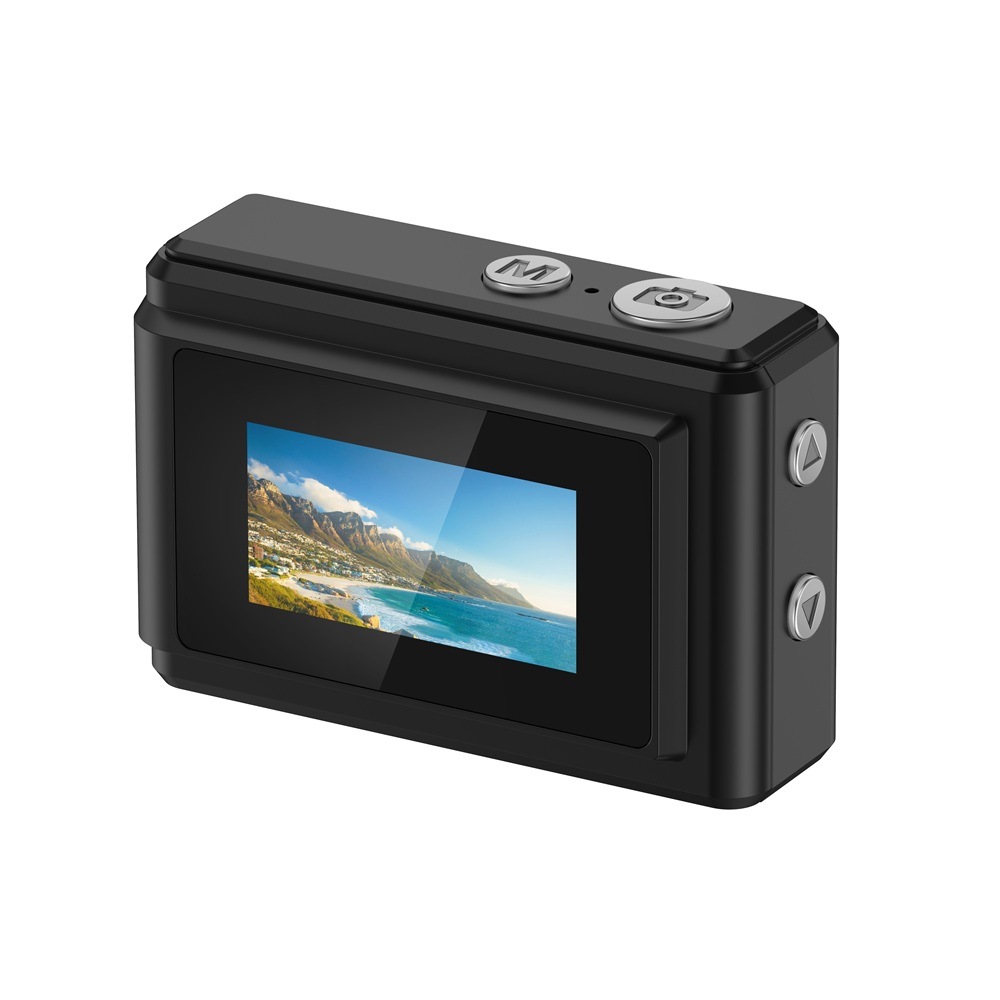SAC CONNECT MINIカメラ SMC01-BKMSD32 ( 32GB microSDカードつき 約100万画素 CMOSセンサー 固定焦点 0.96インチ液晶画面 動画撮影 レトロモード 小型デジタルカメラ ) ブラック