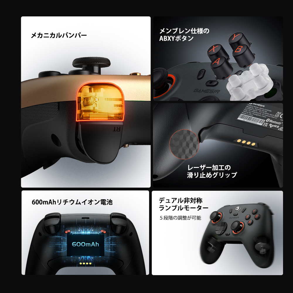 GameSir ゲームサー GameSir Nova2 Lite White 無線 有線ゲーム
