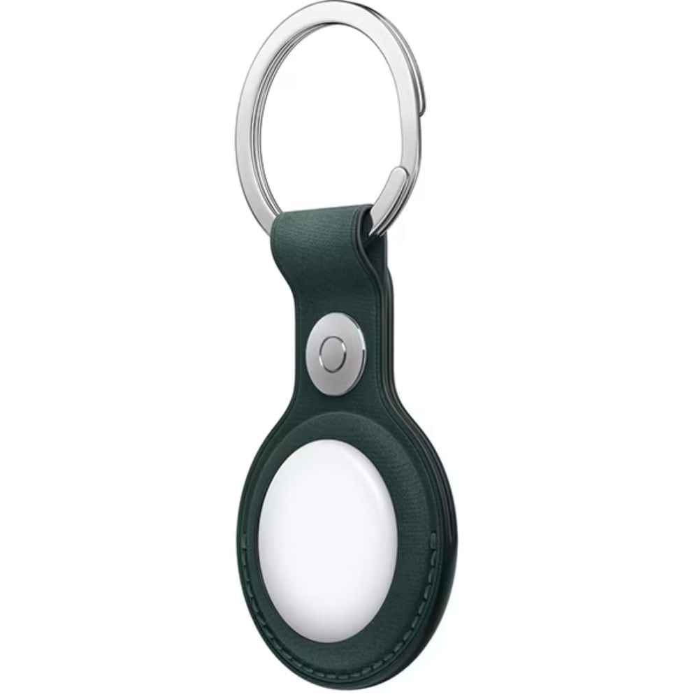 Apple アップル AirTag ファインウーブン キーリング  ケース キーホルダー ダークグリーン MA7J4FE/A 国内正規品