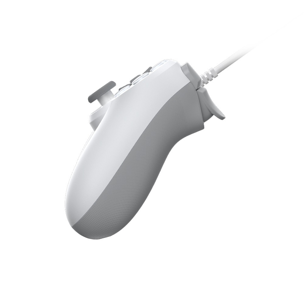 GameSir Tegenaria Lite White 有線 ゲームコントローラー ( Switch Switch2 Windows PC Android iOS 左右対称 メンブレン ターボ マクロ マッピング バイブレーションあり 1年間保証 )