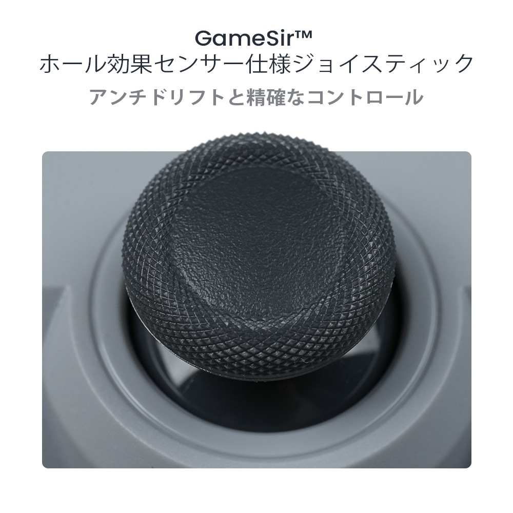 GameSir Tegenaria Lite White 有線 ゲームコントローラー ( Switch Switch2 Windows PC Android iOS 左右対称 メンブレン ターボ マクロ マッピング バイブレーションあり 1年間保証 )