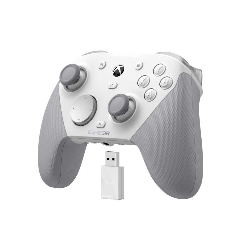 GameSir G7 Pro White 無線 有線 ゲームコントローラー ( Xbox公式ライセンス取得品 Windows PC Android 2.4GHz Bluetooth USB Type-C マイクロスイッチ ジャイロあり 充電台つき 1年間保証 )
