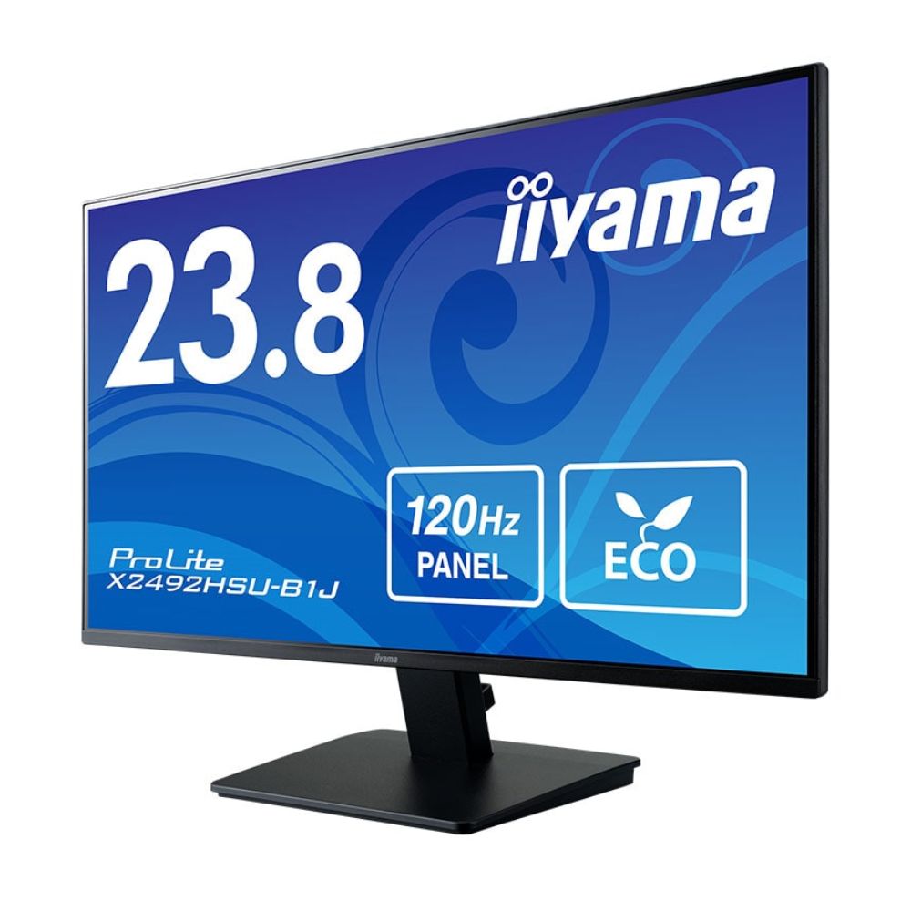 iiyama イイヤマ モニター ディスプレイ ProLite X2492HSU-B1J ( 23.8型 フルHD IPS 非光沢 HDMI DisplayPort チルト 内臓スピーカー Vesa 3年間保証 )