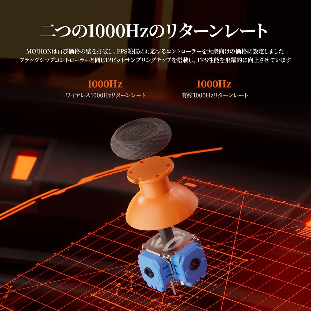 BIGBIG WON ビッグビッグウォン AETHER 無線 有線 液晶画面搭載 ゲームコントローラー ( Switch iPhone Andoroidスマホ Windows10 11 PC Bluetooth 2.4GHz USB-A ターボ Xinput )