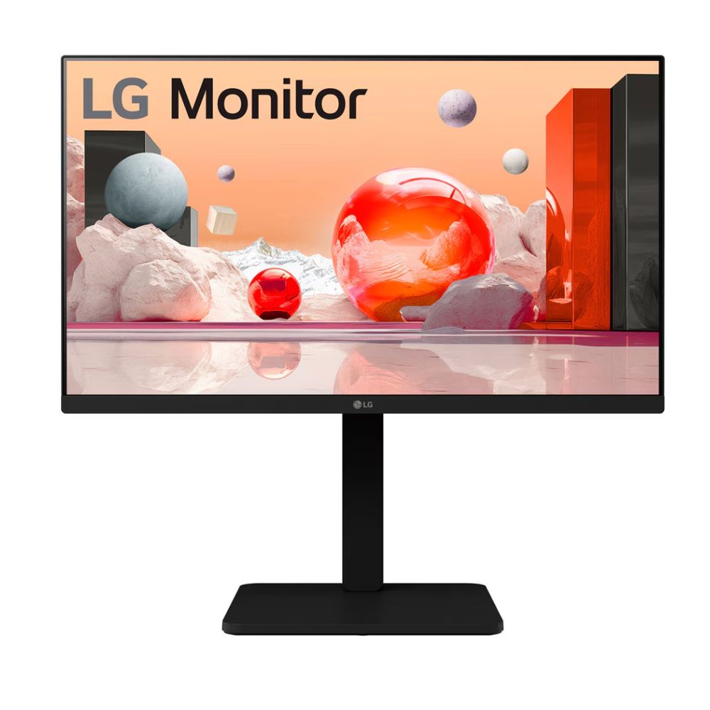 LG Electronics モニター 液晶ディスプレイ 24BA450-B ( 23.8型 フルHD IPS 非光沢 DisplayPort D-sub HDMI チルト スイベル ピボット 高さ調整 Vesa 内蔵スピーカー 3年間保証 )