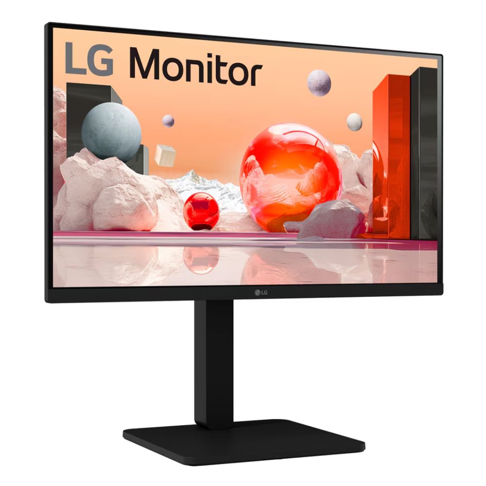 LG Electronics モニター 液晶ディスプレイ 24BA450-B ( 23.8型 フルHD IPS 非光沢 DisplayPort D-sub HDMI チルト スイベル ピボット 高さ調整 Vesa 内蔵スピーカー 3年間保証 )