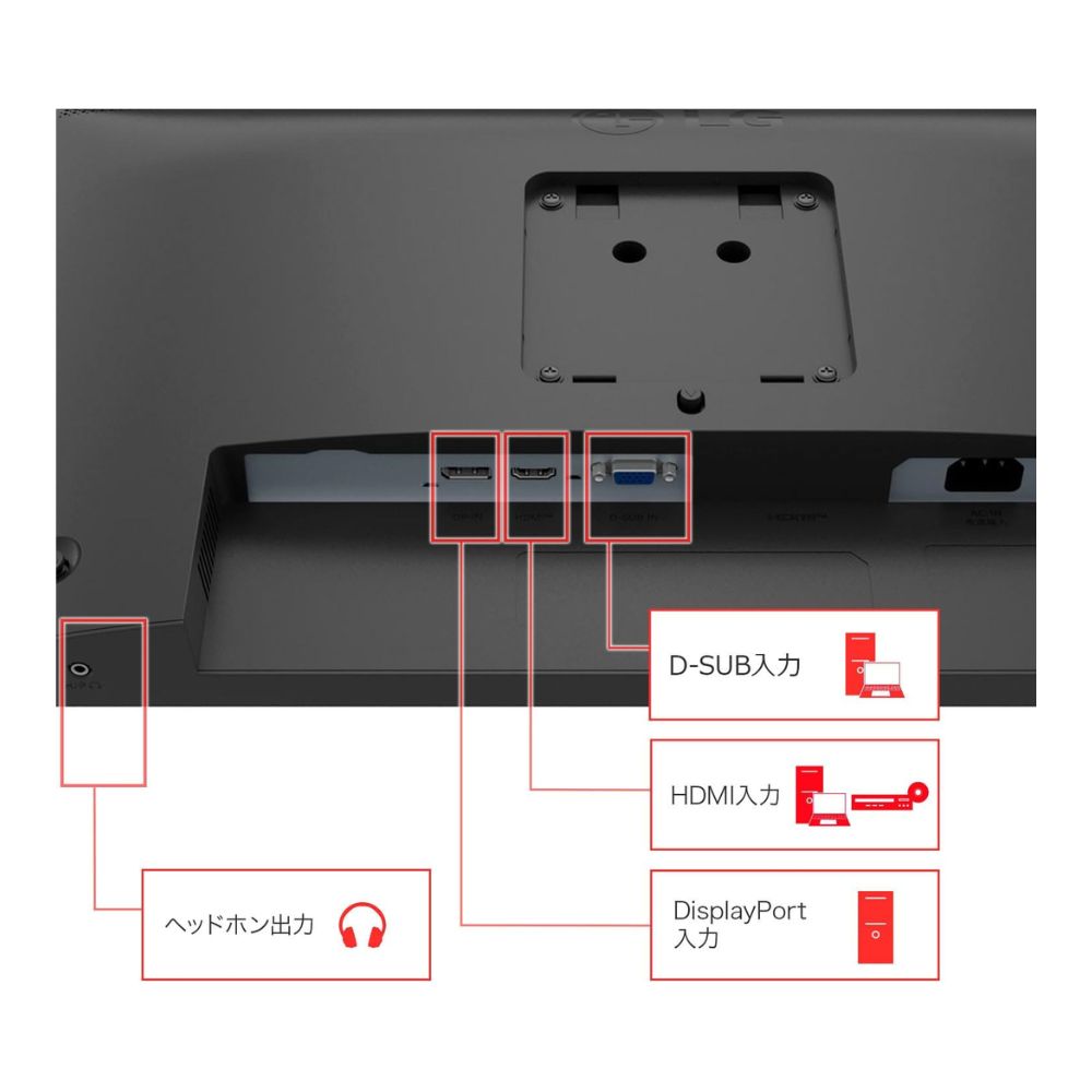 LG Electronics モニター 液晶ディスプレイ 27BA450-B ( 27型 フルHD IPS 非光沢 DisplayPort D-sub HDMI チルト スイベル ピボット 高さ調整 Vesa 内蔵スピーカー 3年間保証 )