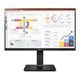 LG Electronics モニター 液晶ディスプレイ 24QP750-B ( 23.8型 WQHD IPS 非光沢 DisplayPort HDMI USB Type-C チルト スウィーベル ピボット 高さ調整 Vesa 3年間保証 )