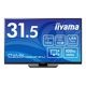 iiyama イイヤマ モニター ディスプレイ ProLite XUB3297QSNP-B1J(31.5型ワイド ケーブル付属 IPS WQHD HDMI USB-C DP 昇降機能 スイベル チルト)ブラック