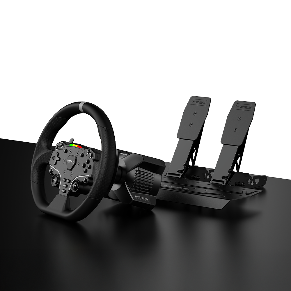 MOZA Racing PC用 ハンドル コントローラー セット MOZA R3 Bundle for PC ( Windows 10 11 PC 最大 3.9Nm ダイレクトドライブ方式 ホイールベース ペダルつき 1年間保証 )