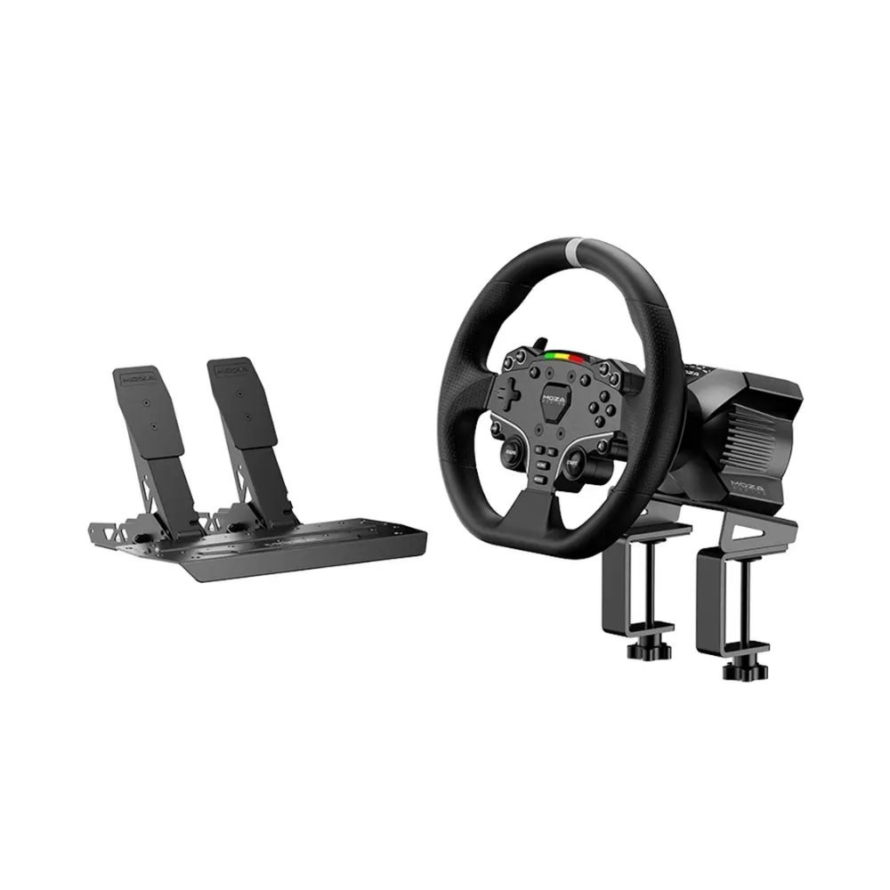 MOZA Racing PC用 ハンドル コントローラー セット MOZA R3 Bundle for PC ( Windows 10 11 PC 最大 3.9Nm ダイレクトドライブ方式 ホイールベース ペダルつき メーカー保証あり )