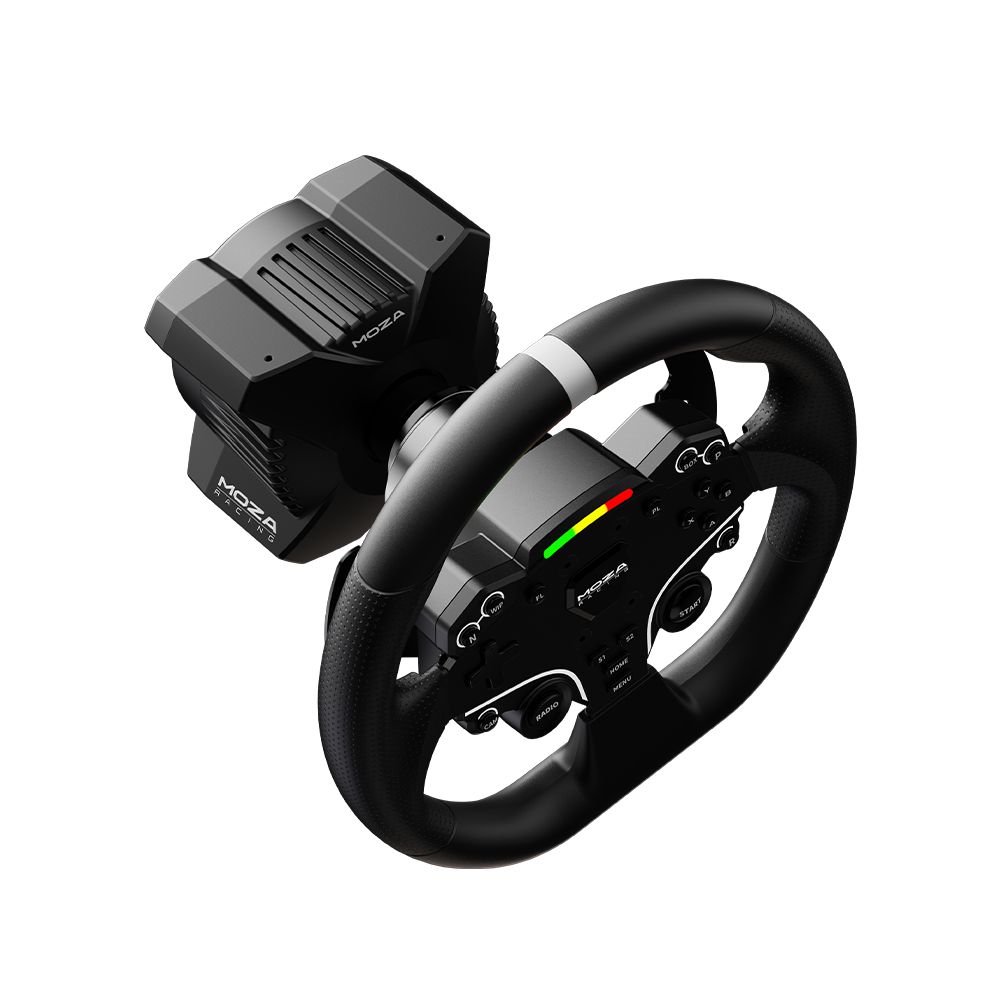 MOZA Racing PC用 ハンドル コントローラー セット MOZA R3 Bundle for PC ( Windows 10 11 PC 最大 3.9Nm ダイレクトドライブ方式 ホイールベース ペダルつき メーカー保証あり )