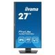 iiyama イイヤマ モニター ProLite XUB2792HSU-B6 (27型 FHD 非光沢 IPS DP HDMI チルト 昇降 ピボット スウィーベル 内臓スピーカー Vesa 3年間保証)
