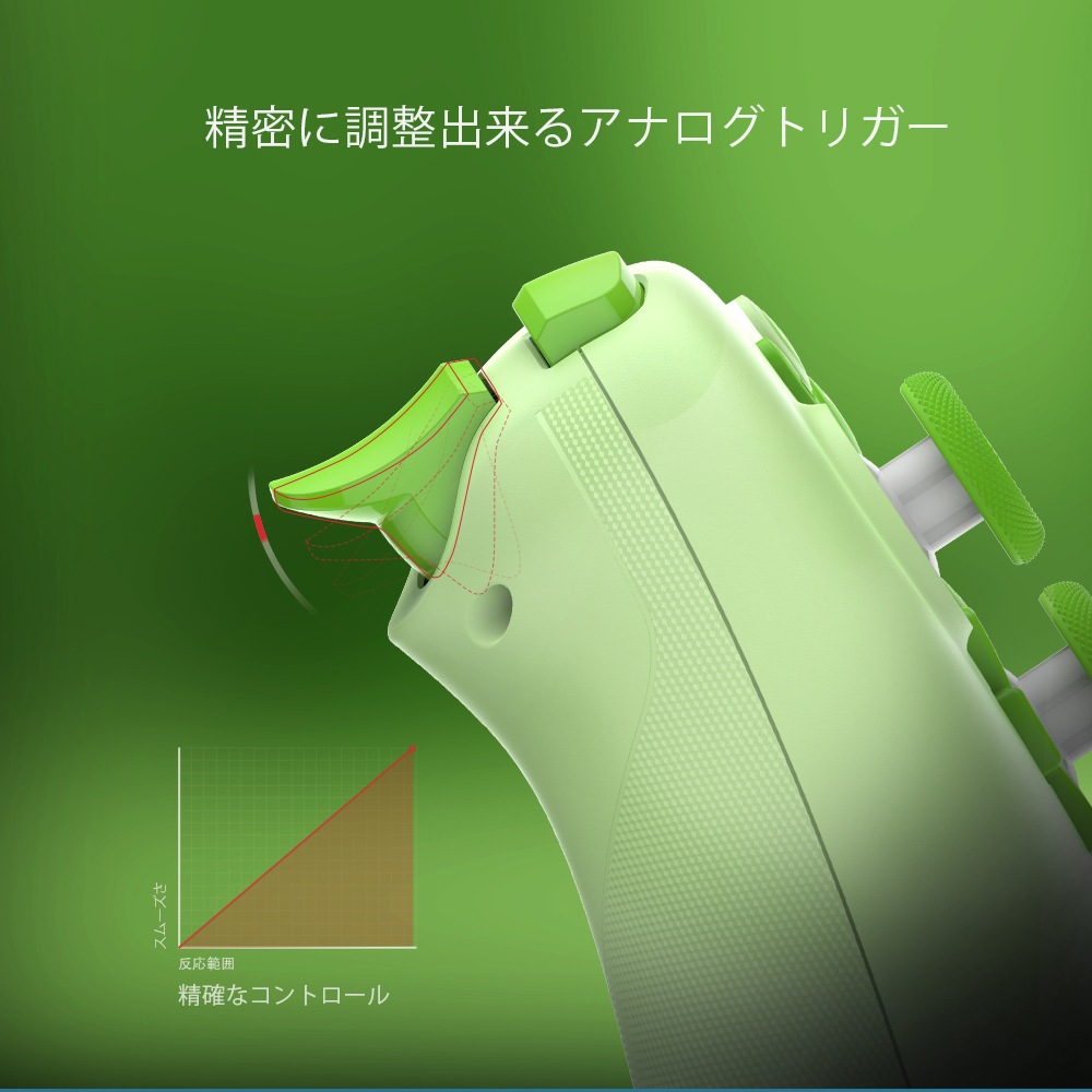 GameSir Nova Lite Ash Gray 無線/有線ゲームコントローラー (Switch Windows PC iOS Android XBOXレイアウト メンブレン ターボ 1年間保証) アッシュグレー