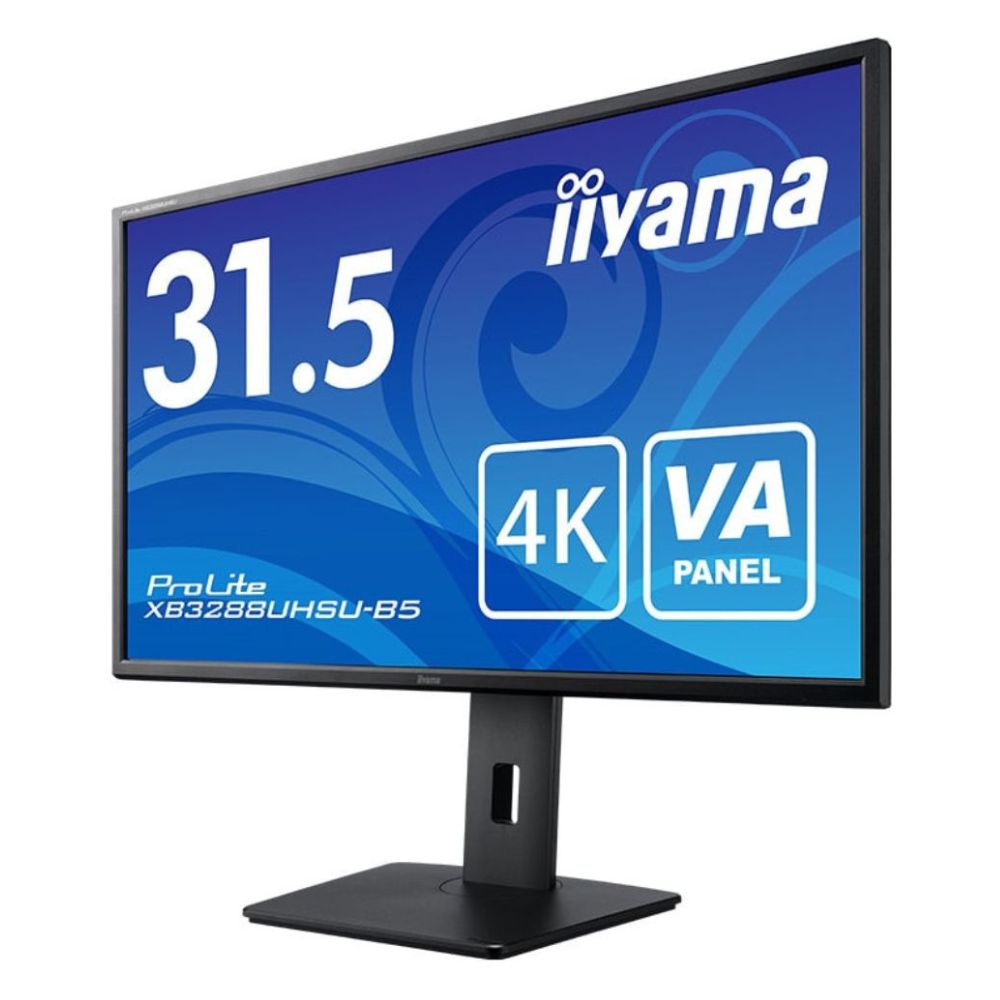 iiyama イイヤマ モニター ディスプレイ ProLite XB3288UHSU-B5 (31.5型 非光沢 VA 4K2K DisplayPort HDMI 昇降 チルト スウィーベル 内臓スピーカー Vesa 3年間保証)