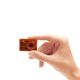 SAC CONNECT MINIカメラ SMC01-TORMSD32 ( 32GB microSDカードつき 約100万画素 CMOSセンサー 固定焦点 0.96インチ液晶画面 動画撮影 レトロモード 小型デジタルカメラ) クリアオレンジ