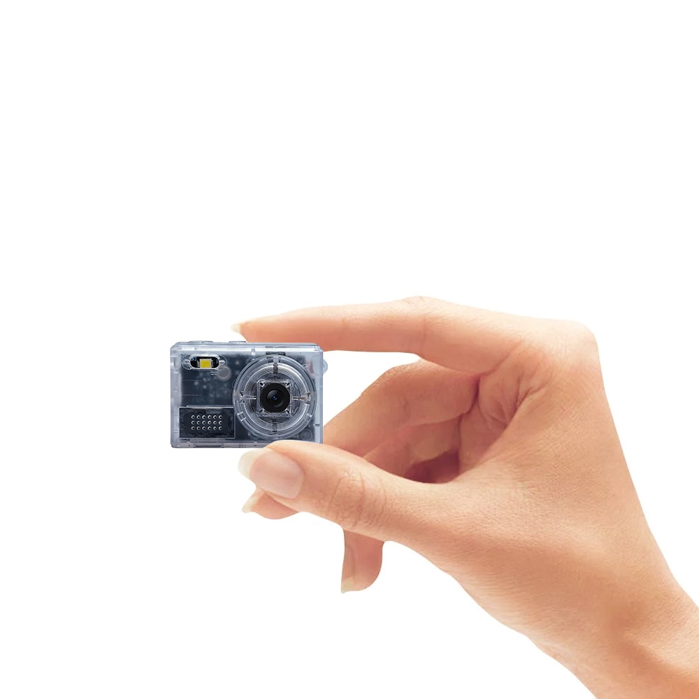 SAC CONNECT MINIカメラ SMC01-TWH ( 約100万画素 CMOSセンサー 固定焦点 0.96インチ液晶画面 microSD対応 動画撮影 レトロモード 小型デジタルカメラ ) クリアホワイト