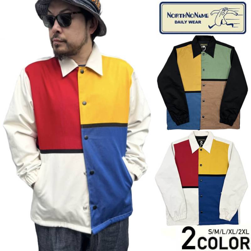 NORTH NO NAME Mondrian coach jacket